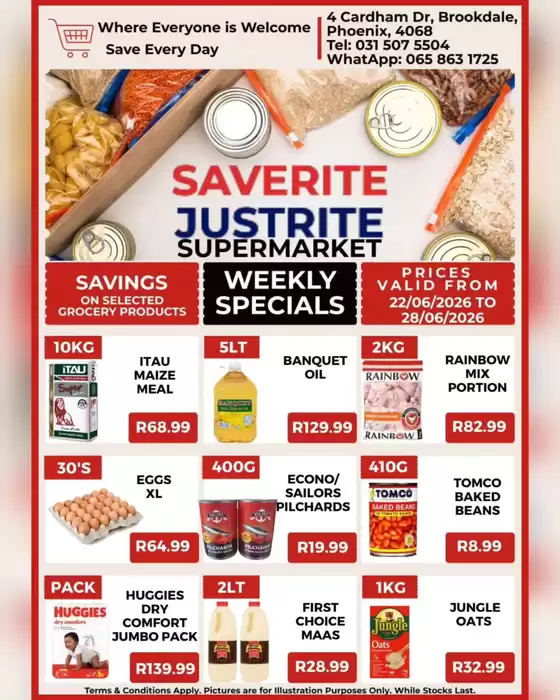 Saverite catalogue | Weekly Specials | 2026-06-22T00:00:00.000Z - 2026-06-28T00:00:00.000Z