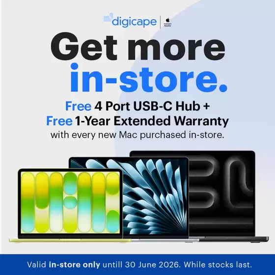 Digicape catalogue in Hammanskraal | Get More In-Store. | 2026-06-22T00:00:00.000Z - 2026-06-30T00:00:00.000Z