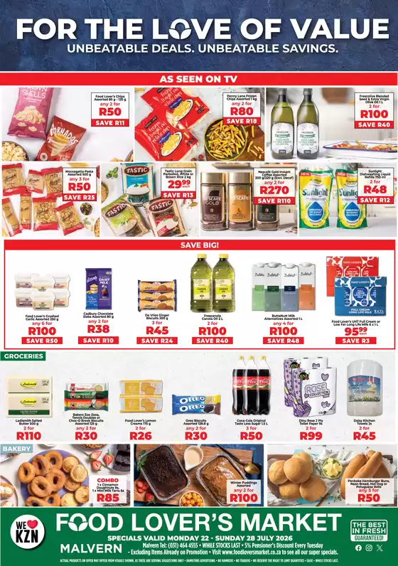 Food Lover's Market catalogue | Malvern - 22 - 28 June 2026 | 2026-06-21T00:00:00.000Z - 2026-06-28T00:00:00.000Z