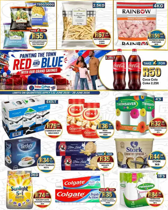Take N Pay catalogue | TNP WEELY ADVERTS 22 JUNE 2026 | 2026-06-22T00:00:00.000Z - 2026-06-28T00:00:00.000Z