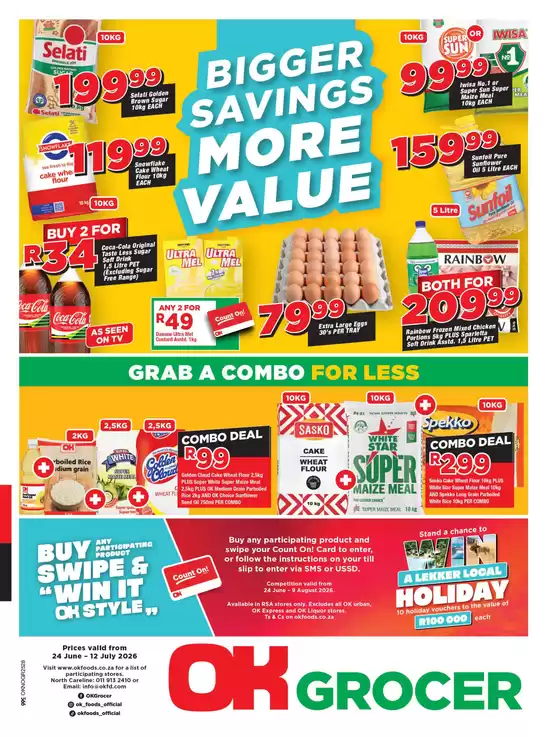 OK Grocer catalogue in Kleinmond | New offers to discover | 2026-06-24T00:00:00.000Z - 2026-08-09T00:00:00.000Z