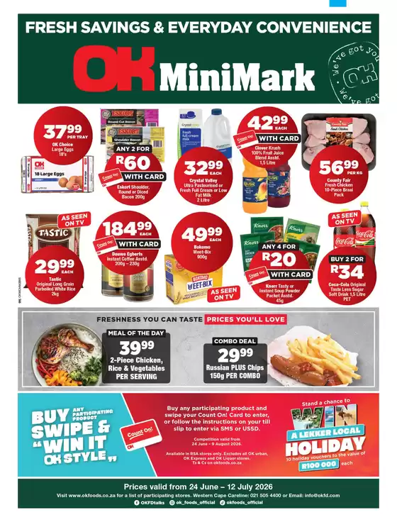 OK MiniMark catalogue | OK MiniMark weekly specials | 2026-06-24T00:00:00.000Z - 2026-07-12T00:00:00.000Z