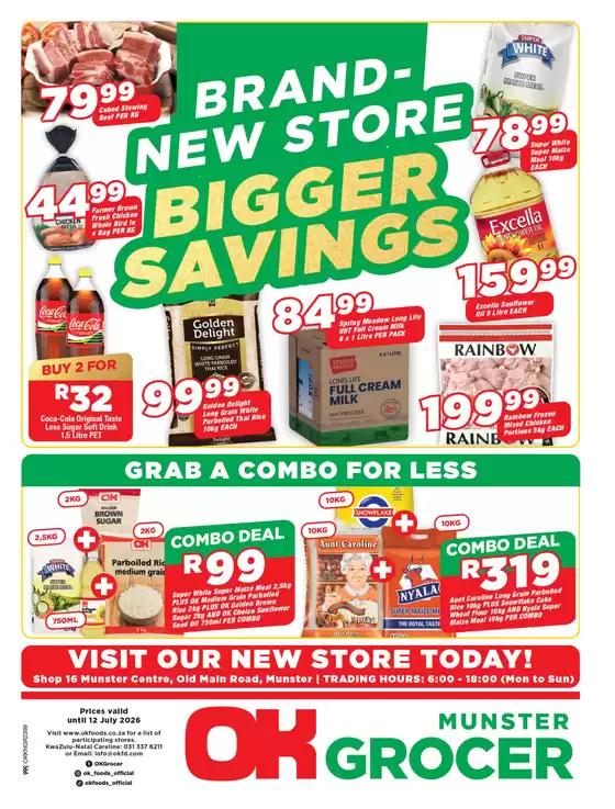 OK Grocer catalogue in Alice | Great discounts on selected products | 2026-06-25T00:00:00.000Z - 2026-07-12T00:00:00.000Z