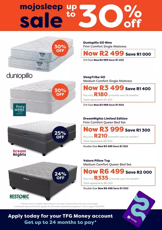 The Bed Store catalogue in Soweto | Mojosleep sale | 2026-06-25T00:00:00.000Z - 2026-08-12T00:00:00.000Z