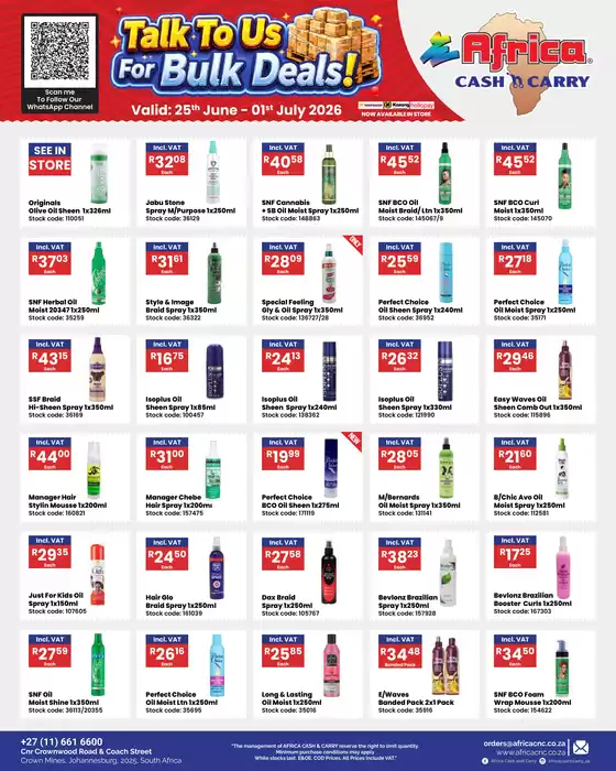 Africa Cash & Carry catalogue in Phalaborwa | Weekly Promo | 2026-06-25T00:00:00.000Z - 2026-07-01T00:00:00.000Z