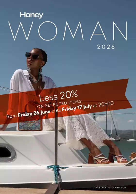 Honey Fashion Accessories catalogue in Westville | Honey Woman 2026 Less 20 | 2026-06-26T00:00:00.000Z - 2026-07-17T00:00:00.000Z