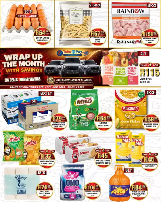 Take N Pay catalogue in  | TNP WEEKLY ADVERTS 29 JUNE 2026 | 2026-06-29T00:00:00.000Z - 2026-07-05T00:00:00.000Z