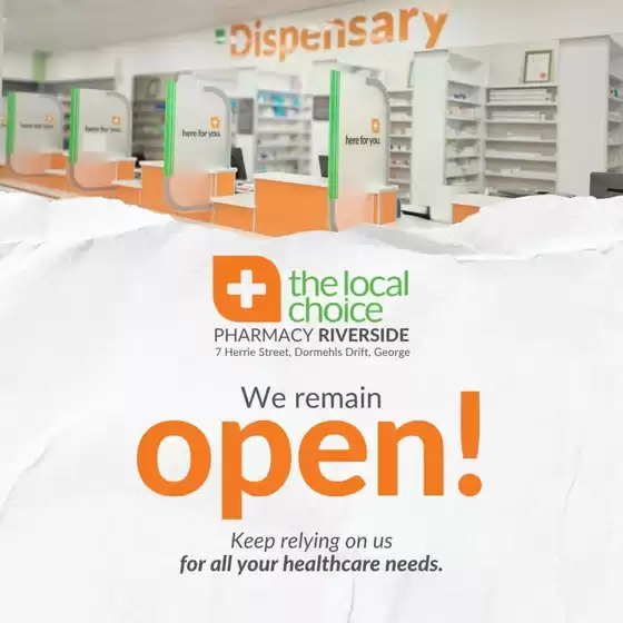 The Local Choice Pharmacy catalogue in  | Top deals and discounts | 2026-06-30T00:00:00.000Z - 2026-07-14T00:00:00.000Z