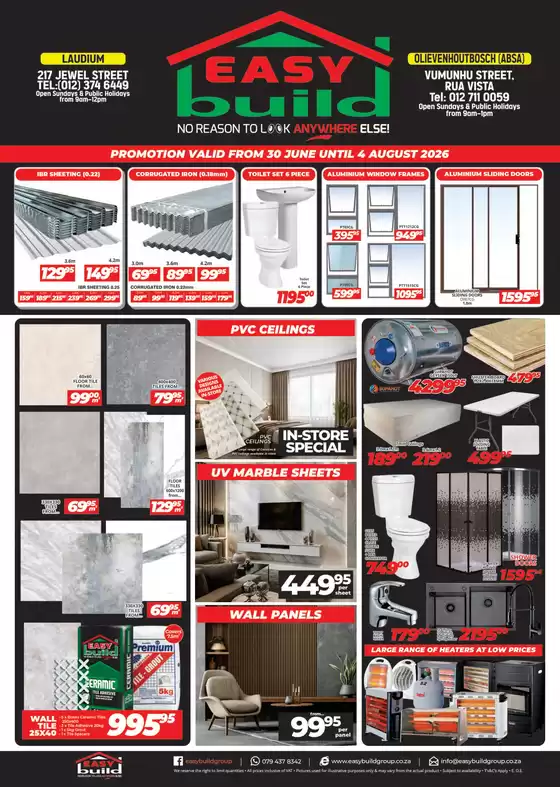 Easy Build catalogue | Promotion Easy Build | 2026-06-30T00:00:00.000Z - 2026-08-04T00:00:00.000Z