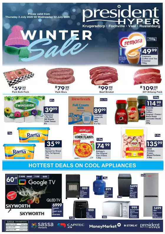 President Hyper catalogue in Germiston | Winter Sale | 2026-07-02T00:00:00.000Z - 2026-07-22T00:00:00.000Z