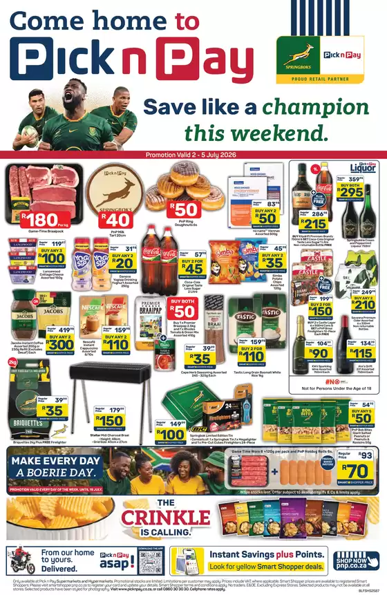 Pick n Pay catalogue in Germiston | Pick n Pay Weekend Specials | 2026-07-02T00:00:00.000Z - 2026-07-19T00:00:00.000Z