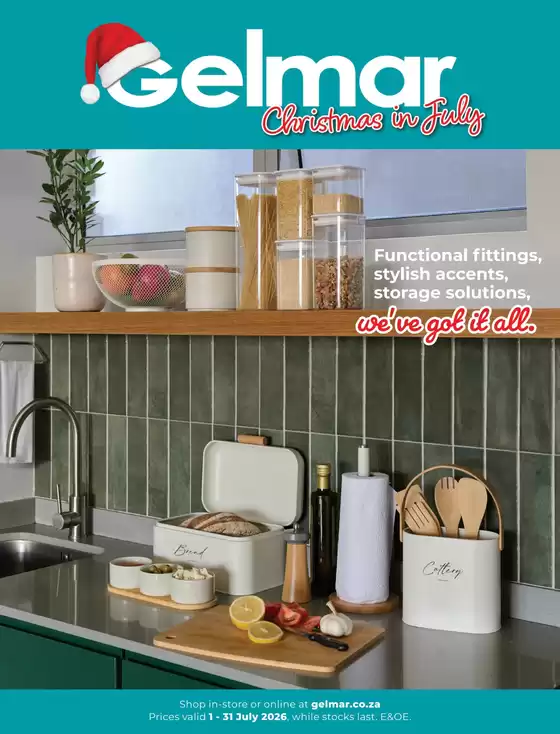 Gelmar catalogue | Christmas In July | 2026-07-03T00:00:00.000Z - 2026-07-31T00:00:00.000Z