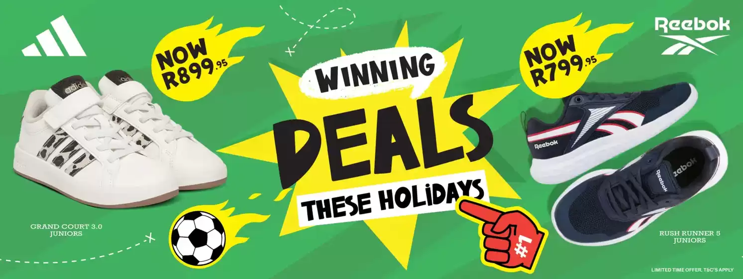 Footgear catalogue | Winning Deals These Holidays | 2026-07-03T00:00:00.000Z - 2026-07-17T00:00:00.000Z