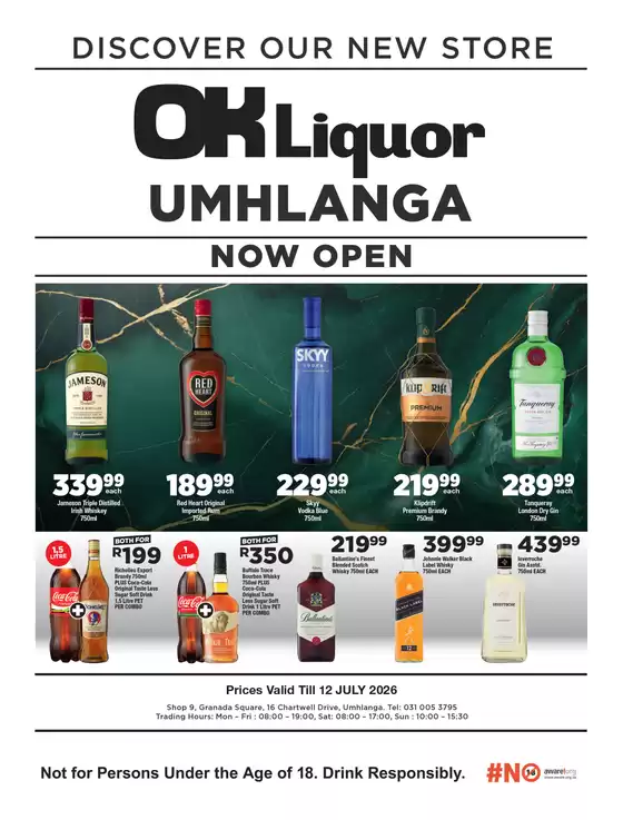 OK Liquor catalogue | Exclusive bargains | 2026-07-04T00:00:00.000Z - 2026-07-12T00:00:00.000Z