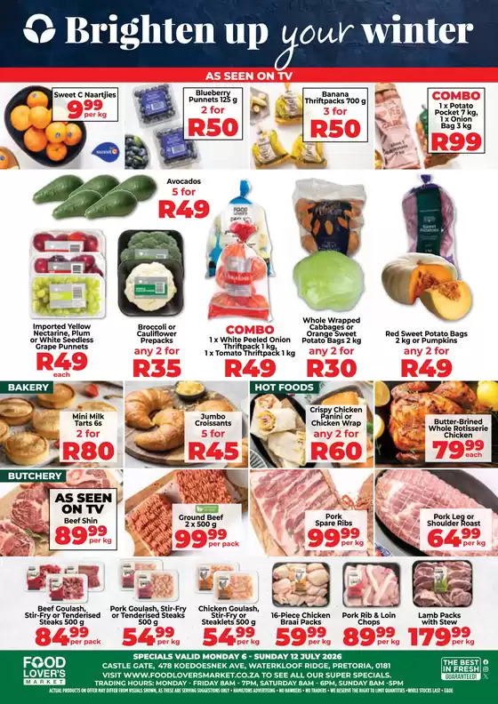 Food Lover's Market catalogue | Castle Gate - 6 - 12 July 2026 | 2026-07-05T00:00:00.000Z - 2026-07-12T00:00:00.000Z