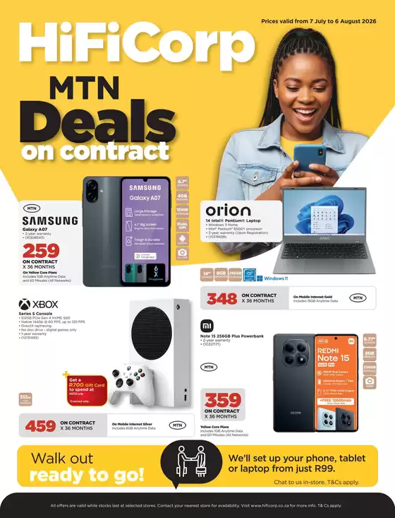 HiFi Corp catalogue in Mount Ayliff | Discover attractive offers | 2026-07-07T00:00:00.000Z - 2026-08-06T00:00:00.000Z