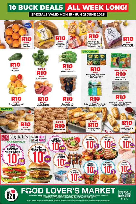 Food Lover's Market catalogue | Springfield - 6 - 12 July 2026 | 2026-07-05T00:00:00.000Z - 2026-07-12T00:00:00.000Z