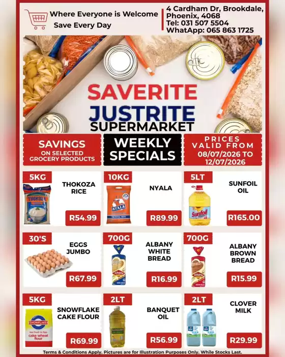 Saverite catalogue in  | Weekly Specials | 2026-07-08T00:00:00.000Z - 2026-07-12T00:00:00.000Z