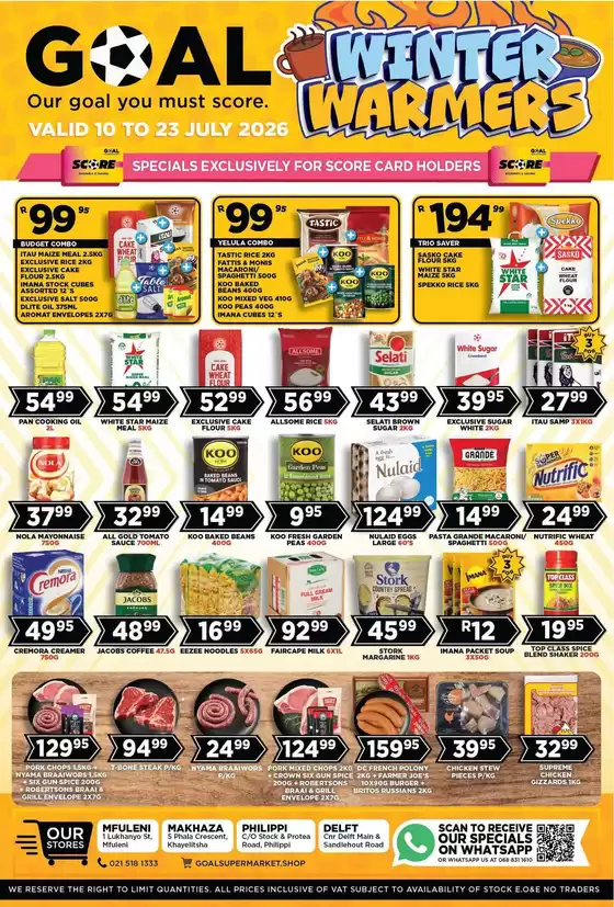 Goal Supermarket catalogue in  | Great offer for bargain hunters | 2026-07-10T00:00:00.000Z - 2026-07-23T00:00:00.000Z