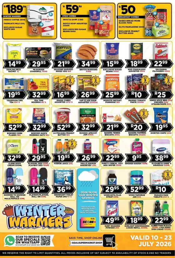 Goal Supermarket catalogue in | Special offers for you | 2026-07-10T00:00:00.000Z - 2026-07-23T00:00:00.000Z