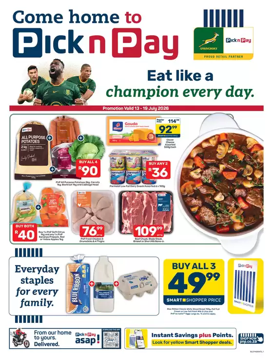 Pick n Pay catalogue in  | Pick n Pay Weekly Specials | 2026-07-13T00:00:00.000Z - 2026-07-19T00:00:00.000Z