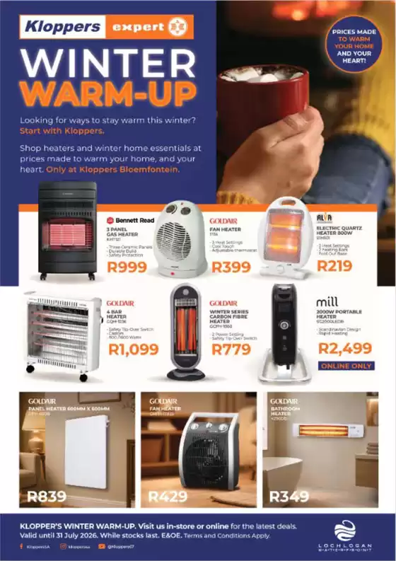 Expert Kloppers catalogue in Krugersdorp | Winter Warm-Up | 2026-07-13T00:00:00.000Z - 2026-07-31T00:00:00.000Z