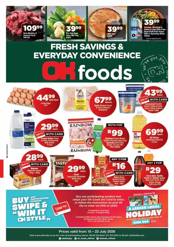 OK Foods catalogue in Bochum | Our best offers for you | 2026-07-15T00:00:00.000Z - 2026-07-23T00:00:00.000Z