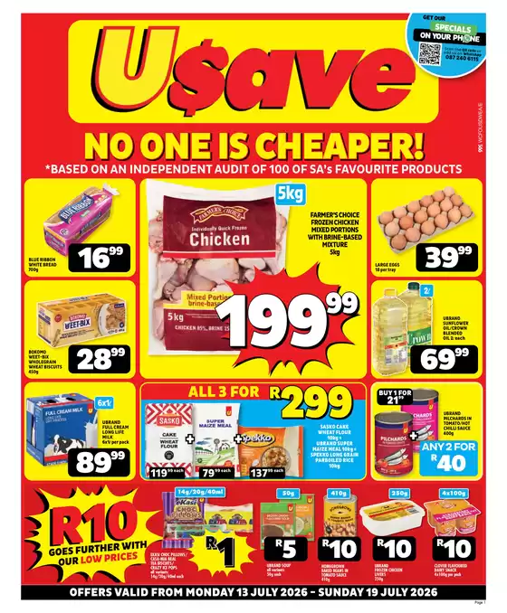 Usave catalogue in Groblersdal | Wcusavepricesavings13jul19jul2026 | 2026-07-13T00:00:00.000Z - 2026-07-19T00:00:00.000Z