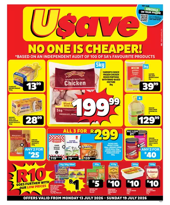 Usave catalogue in Groblersdal | Gnusavepricesavings13jul19jul2026 | 2026-07-13T00:00:00.000Z - 2026-07-19T00:00:00.000Z
