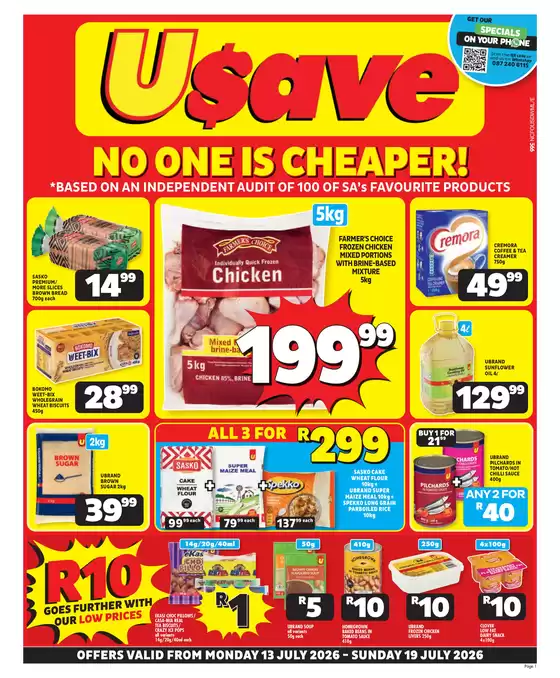 Usave catalogue in Groblersdal | Ncusavepricesavings13jul19jul2026 | 2026-07-13T00:00:00.000Z - 2026-07-19T00:00:00.000Z