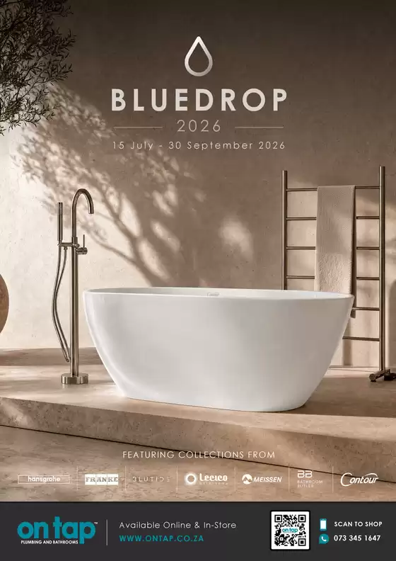 ON TAP catalogue in  | Bluedrop | 2026-07-16T00:00:00.000Z - 2026-09-30T00:00:00.000Z
