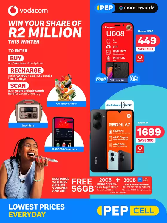 PEP CELL catalogue in Sabie | Lowest Prices Everyday | 2026-07-16T00:00:00.000Z - 2026-07-23T00:00:00.000Z