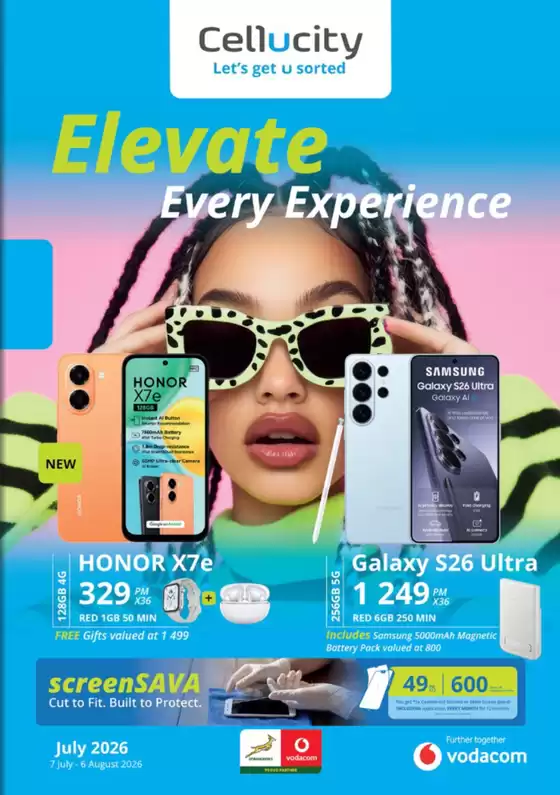 Cellucity catalogue in Stellenbosch | Elevate Every Experience | 2026-07-16T00:00:00.000Z - 2026-08-06T00:00:00.000Z