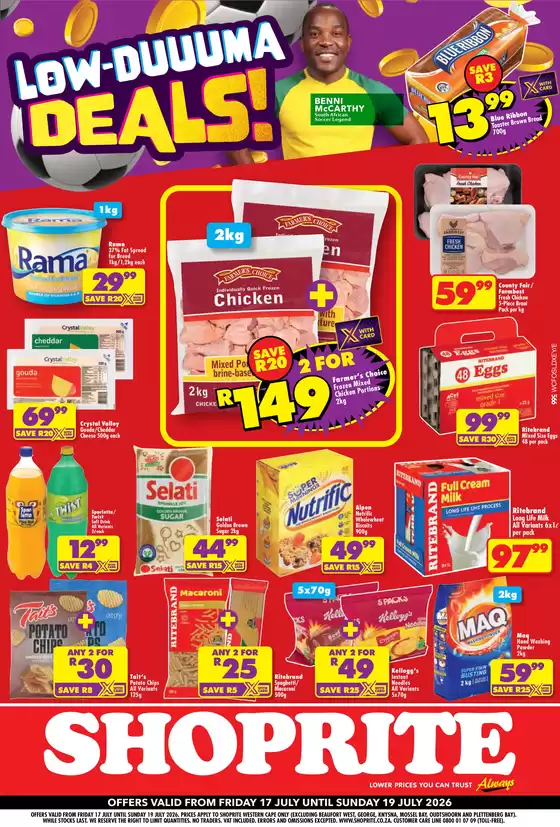 Shoprite catalogue in | Shoprite Low Price Lowduuuma Western Cape 17 July - 19 July | 2026-07-16T00:00:00.000Z - 2026-07-19T00:00:00.000Z