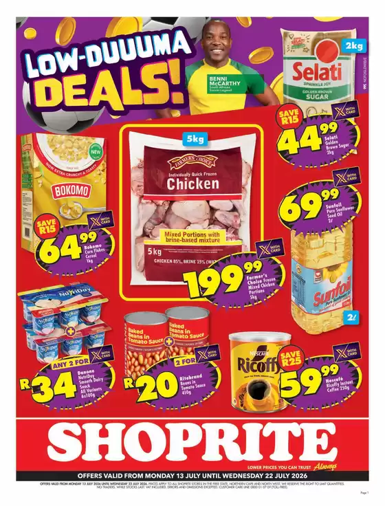 Shoprite catalogue in Klerksdorp | Shoprite weekly specials | 2026-07-12T00:00:00.000Z - 2026-07-22T00:00:00.000Z