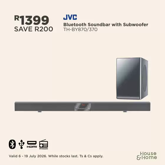 House & Home catalogue in  | Top deals and discounts | 2026-07-06T00:00:00.000Z - 2026-07-19T00:00:00.000Z