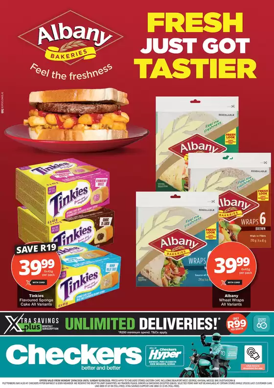 Checkers Hyper catalogue in Bophelong | Checkers Albany Promotion 29 June - 2 August | 2026-06-28T00:00:00.000Z - 2026-08-02T00:00:00.000Z