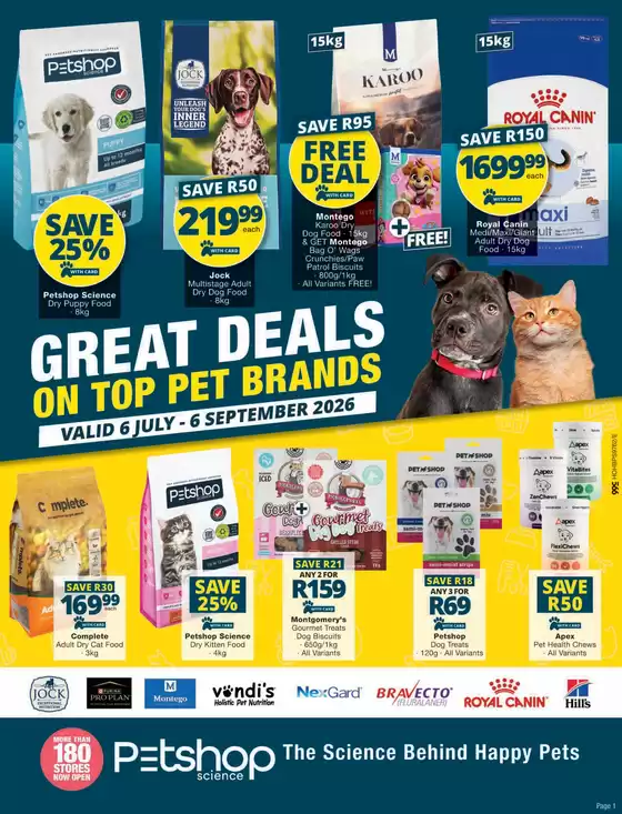 Checkers catalogue in Bophelong | Petshop Science Deals - 06 July to 06 September | 2026-07-05T00:00:00.000Z - 2026-09-06T00:00:00.000Z