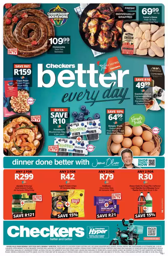 Checkers catalogue in Elliotdale | Checkers July Month-End Promotion Eastern Cape 20 July - 10 August | 2026-07-19T00:00:00.000Z - 2026-08-10T00:00:00.000Z