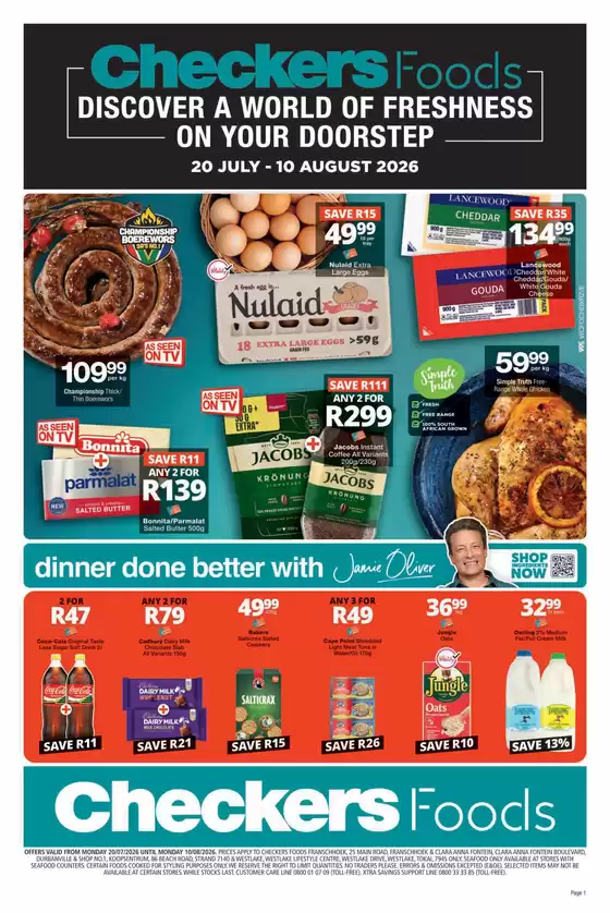 Checkers catalogue in  | Checkers weekly specials | 2026-07-19T00:00:00.000Z - 2026-08-10T00:00:00.000Z