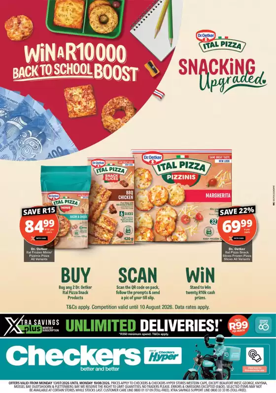 Checkers catalogue in Elliotdale | Checkers Ital Pizza Promotion 13 July - 10 August | 2026-07-12T00:00:00.000Z - 2026-08-10T00:00:00.000Z