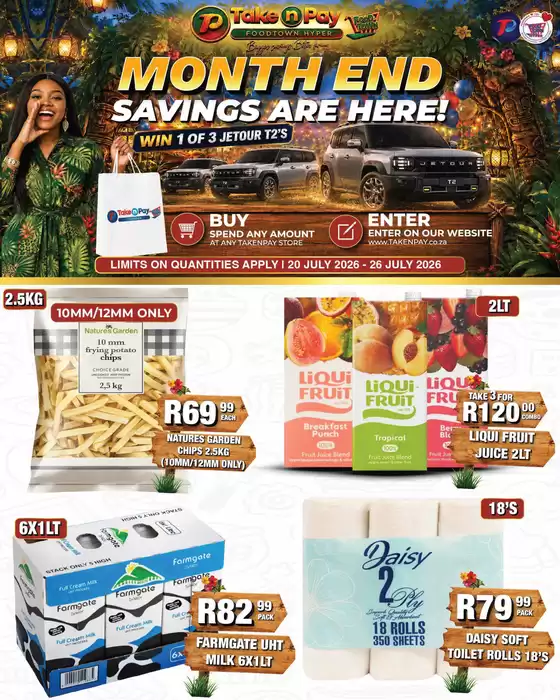 Take N Pay catalogue | TNP WEEKLY ADVERTS 20 JULY 2026 | 2026-07-20T00:00:00.000Z - 2026-07-26T00:00:00.000Z