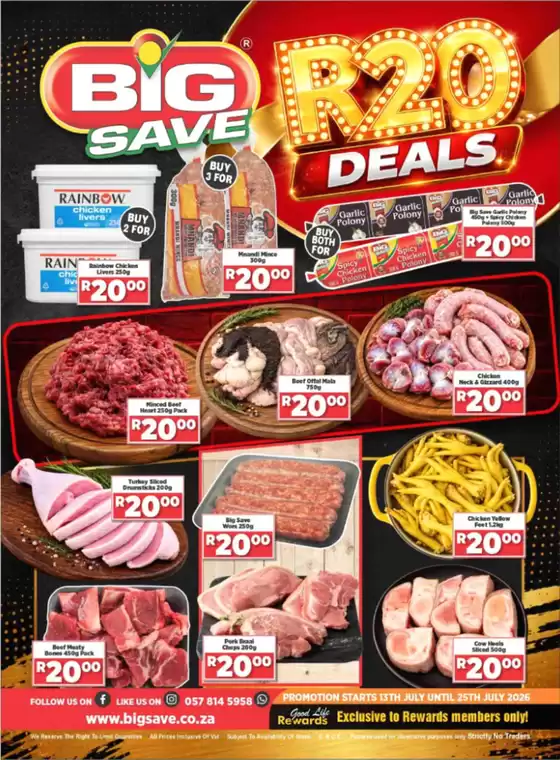 Big Save catalogue | R20 Deals | 2026-07-21T00:00:00.000Z - 2026-07-25T00:00:00.000Z