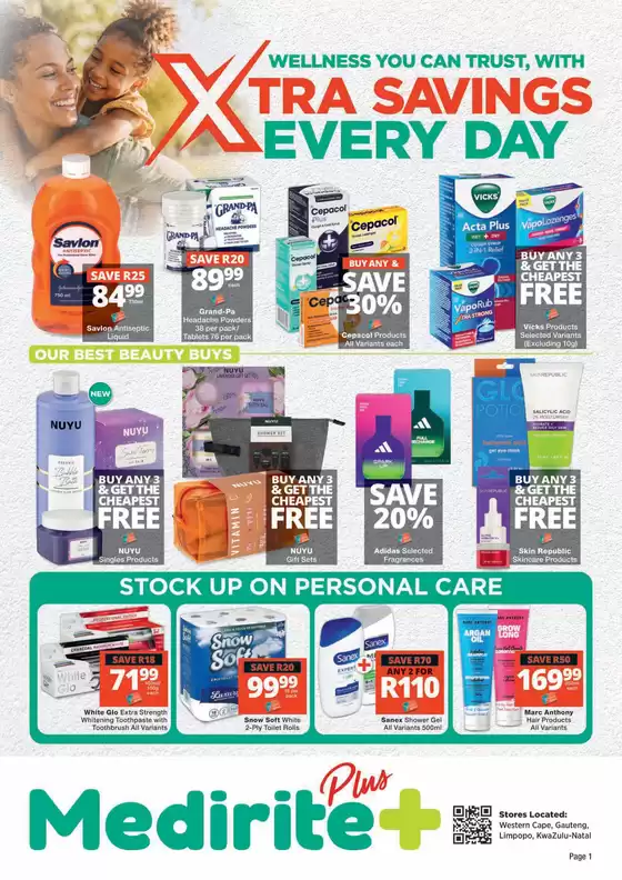 MediRite catalogue in Camperdown | Wellness You Can Trust, With Xtra Savings Every Day | 2026-07-21T00:00:00.000Z - 2026-08-16T00:00:00.000Z