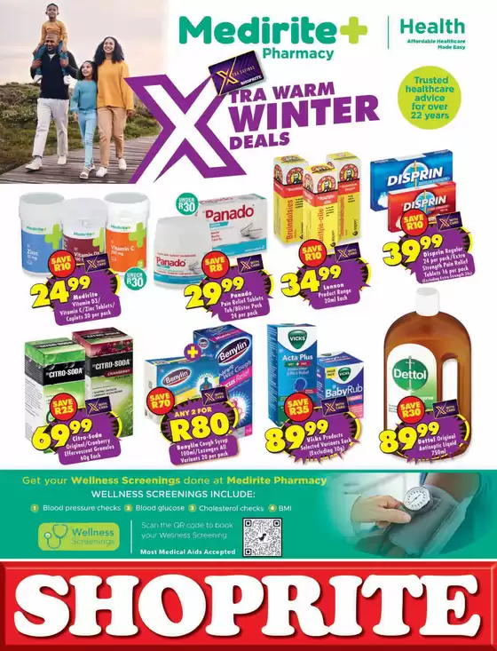 MediRite catalogue in Camperdown | Xtra Warm Winter Deals | 2026-07-21T00:00:00.000Z - 2026-08-10T00:00:00.000Z