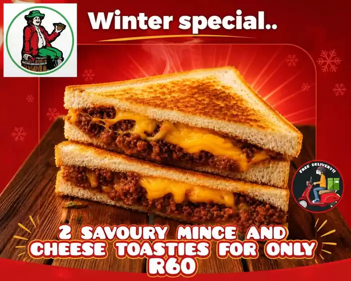 Sandwich Baron catalogue in Bophelong | Winter Special.. | 2026-07-21T00:00:00.000Z - 2026-08-04T00:00:00.000Z
