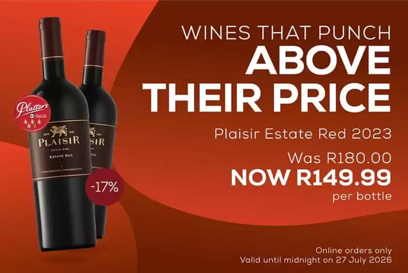 GETWINE catalogue in Umhlanga Rocks | Getwine Sale | 2026-07-21T00:00:00.000Z - 2026-07-27T00:00:00.000Z