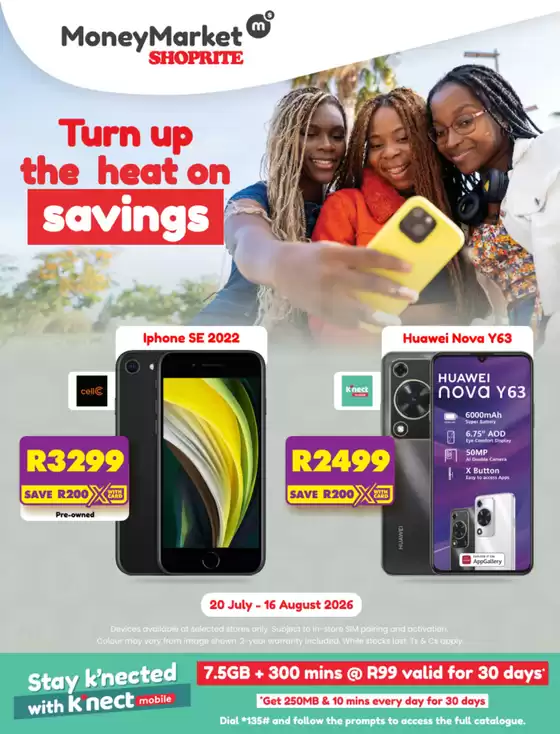 Shoprite catalogue in Umhlanga Rocks | Shoprite Money Market Mobile Deals 20 July - 16 August | 2026-07-19T00:00:00.000Z - 2026-08-16T00:00:00.000Z