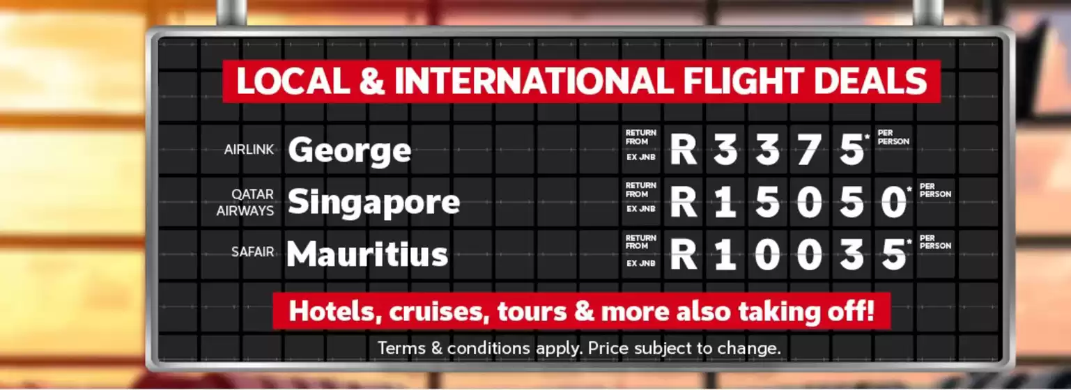 Flight Centre catalogue | Flight Centre Promo | 2026-07-21T00:00:00.000Z - 2026-08-04T00:00:00.000Z