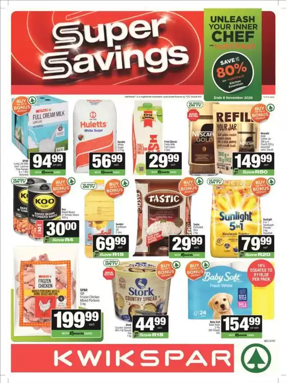 KwikSpar catalogue | KwikSpar weekly specials | 2026-07-22T00:00:00.000Z - 2026-11-08T00:00:00.000Z